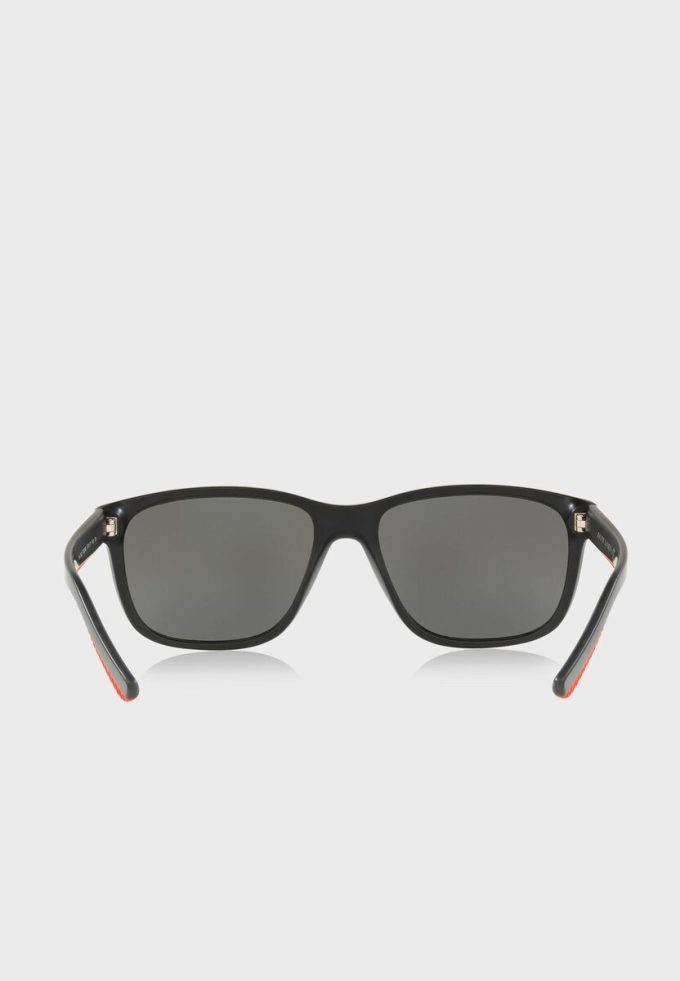 Schwarze quadratische Sonnenbrille Ralph Lauren 57326G für Herren Schwarze quadratische Sonnenbrille Ralph Lauren 57326G für Herren