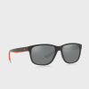 Schwarze quadratische Sonnenbrille Ralph Lauren 57326G für Herren Schwarze quadratische Sonnenbrille Ralph Lauren 57326G für Herren
