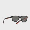 Schwarze quadratische Sonnenbrille Ralph Lauren 57326G für Herren Schwarze quadratische Sonnenbrille Ralph Lauren 57326G für Herren