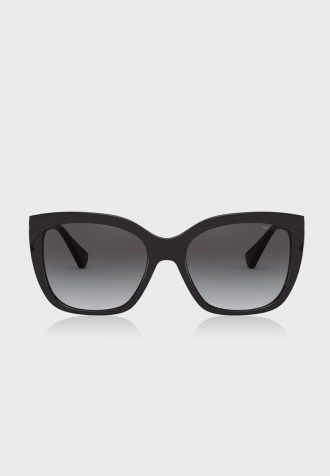 Schwarze Ralph Lauren 0RA5265 Sonnenbrille mit Rahmen für Damen
