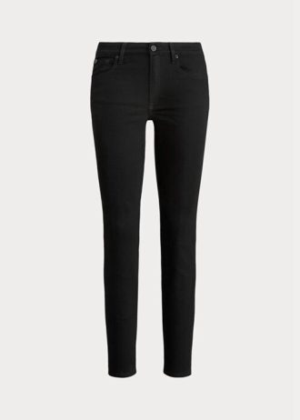 Schwarze Ralph Lauren 400 Matchstick Jeans für Damen