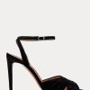 Schwarze Ralph Lauren Bacall II Samt-Pumps für Damen Schwarze Ralph Lauren Bacall II Samt-Pumps für Damen