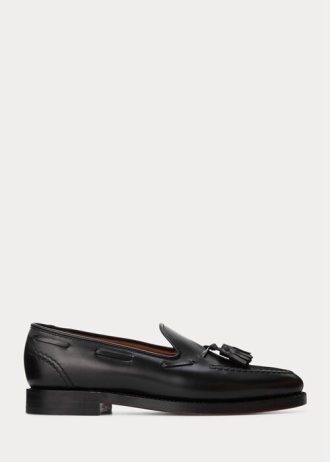 Schwarze Ralph Lauren Booth-Loafer aus Kalbsleder für Herren