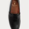 Schwarze Ralph Lauren Braygan Pennyloafer aus Kalbsleder für Herren Schwarze Ralph Lauren Braygan Pennyloafer aus Kalbsleder für Herren