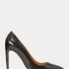 Schwarze Ralph Lauren Celia Pumps aus Kalbsleder für Damen Schwarze Ralph Lauren Celia Pumps aus Kalbsleder für Damen