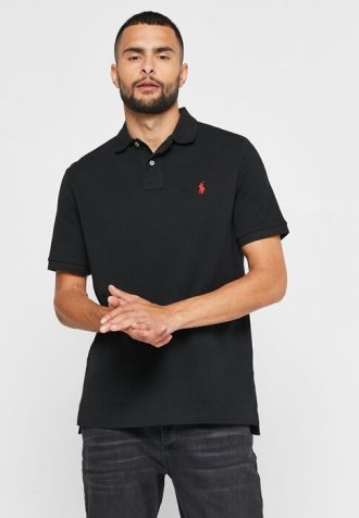 Schwarze Ralph Lauren Essential Poloshirts für Herren