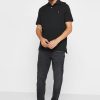 Schwarze Ralph Lauren Essential Poloshirts für Herren Schwarze Ralph Lauren Essential Poloshirts für Herren