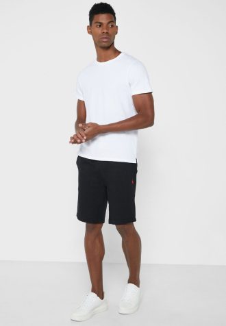 Schwarze Ralph Lauren Essential Shorts für Herren