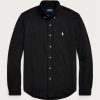 Schwarze Ralph Lauren Featherweight Mesh-Hemden für Herren Schwarze Ralph Lauren Featherweight Mesh-Hemden für Herren