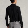 Schwarze Ralph Lauren Featherweight Mesh-Hemden für Herren Schwarze Ralph Lauren Featherweight Mesh-Hemden für Herren
