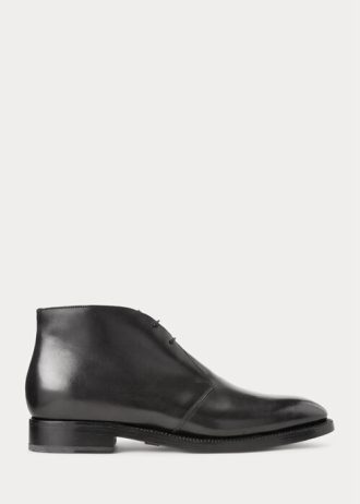 Schwarze Ralph Lauren Frasco Chelsea-Stiefel aus Kalbsleder für Herren Schwarze Ralph Lauren Frasco Chelsea-Stiefel aus Kalbsleder für Herren