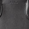 Schwarze Ralph Lauren Leder Mini Sloane Satchel-Taschen für Damen Schwarze Ralph Lauren Leder Mini Sloane Satchel-Taschen für Damen