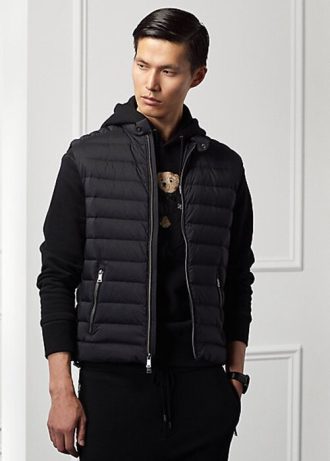 Schwarze Ralph Lauren Otis Wildlederhemdjacken für Herren