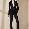 Schwarze Ralph Lauren Parker Stretch-Wolljacken für Damen Schwarze Ralph Lauren Parker Stretch-Wolljacken für Damen