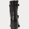 Schwarze Ralph Lauren Payge Vachetta-Lederstiefel für Damen Schwarze Ralph Lauren Payge Vachetta-Lederstiefel für Damen