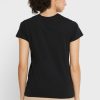 Schwarze Ralph Lauren Rundhals-Oberteile mit Grafik für Damen Schwarze Ralph Lauren Rundhals-Oberteile mit Grafik für Damen