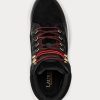 Schwarze Ralph Lauren Rylee High-Top-Sneakers aus Wildleder und Leder für Damen Schwarze Ralph Lauren Rylee High-Top-Sneakers aus Wildleder und Leder für Damen