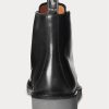 Schwarze Ralph Lauren Talan Lederstiefel für Herren Schwarze Ralph Lauren Talan Lederstiefel für Herren