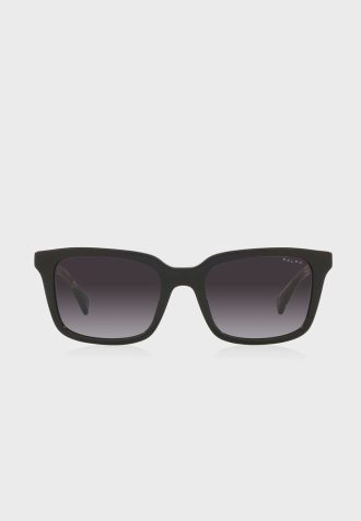 Schwarze rechteckige Sonnenbrille Ralph Lauren 0Ra5287 für Damen