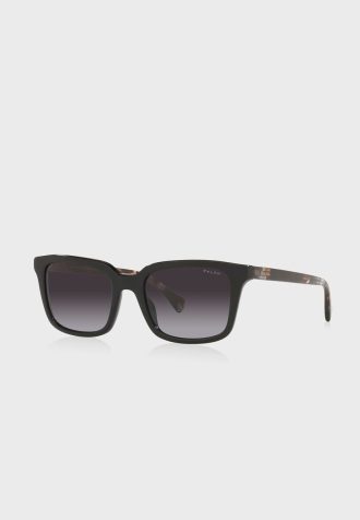 Schwarze rechteckige Sonnenbrille Ralph Lauren 0Ra5287 für Damen