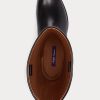 Schwarze Reitstiefel „Sallen“ aus Kalbsleder für Damen von Ralph Lauren Schwarze Reitstiefel „Sallen“ aus Kalbsleder für Damen von Ralph Lauren