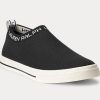 Schwarze Slip-On-Sneakers „Jordyn“ von Ralph Lauren für Damen