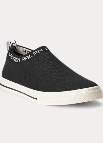 Schwarze Slip-On-Sneakers „Jordyn“ von Ralph Lauren für Damen