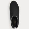 Schwarze Slip-On-Sneakers „Jordyn“ von Ralph Lauren für Damen