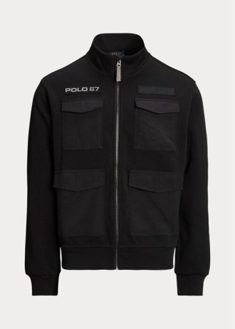 Schwarze wasserabweisende Hybridjacken von Ralph Lauren für Herren