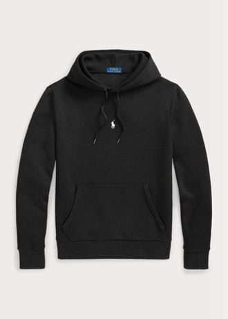 Schwarzer Ralph Lauren Doppelstrick-Hoodie für Herren