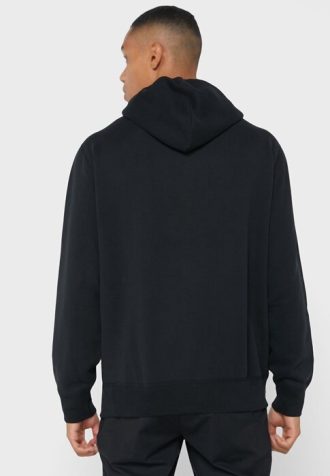 Schwarzer Ralph Lauren Logo-Hoodie für Herren