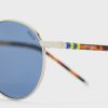 Silberne runde Herrensonnenbrille Ralph Lauren 0PH3133 Silberne runde Herrensonnenbrille Ralph Lauren 0PH3133