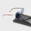 Silberne runde Herrensonnenbrille Ralph Lauren 0PH3133 Silberne runde Herrensonnenbrille Ralph Lauren 0PH3133