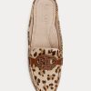 Snake Damen Ralph Lauren Brynn Flache Driver-Schuhe aus geprägtem Leder und Kalbshaar Snake Damen Ralph Lauren Brynn Flache Driver-Schuhe aus geprägtem Leder und Kalbshaar