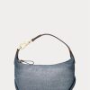 Sunset Indigo Wash/Lauren Damen Ralph Lauren Washed Denim Kleine Kassie Schultertaschen Sunset Indigo Wash/Lauren Damen Ralph Lauren Washed Denim Kleine Kassie Schultertaschen