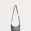Sunset Indigo Wash/Lauren Damen Ralph Lauren Washed Denim Kleine Kassie Schultertaschen Sunset Indigo Wash/Lauren Damen Ralph Lauren Washed Denim Kleine Kassie Schultertaschen