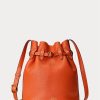 Sunset Orange Damen Ralph Lauren Leder Mittelgroße Bellport Beuteltaschen Sunset Orange Damen Ralph Lauren Leder Mittelgroße Bellport Beuteltaschen
