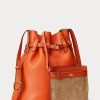 Sunset Orange Damen Ralph Lauren Leder Mittelgroße Bellport Beuteltaschen Sunset Orange Damen Ralph Lauren Leder Mittelgroße Bellport Beuteltaschen