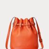 Sunset Orange Damen Ralph Lauren Leder Mittelgroße Bellport Beuteltaschen Sunset Orange Damen Ralph Lauren Leder Mittelgroße Bellport Beuteltaschen