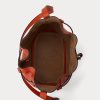 Sunset Orange Damen Ralph Lauren Leder Mittelgroße Bellport Beuteltaschen Sunset Orange Damen Ralph Lauren Leder Mittelgroße Bellport Beuteltaschen