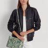 Türkisfarbene Damen-Umhängetaschen „Marcy“ aus Kunstschlangenleder von Ralph Lauren Türkisfarbene Damen-Umhängetaschen „Marcy“ aus Kunstschlangenleder von Ralph Lauren