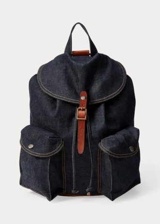 True Indigo Damen Ralph Lauren Denim Rucksack Handtasche