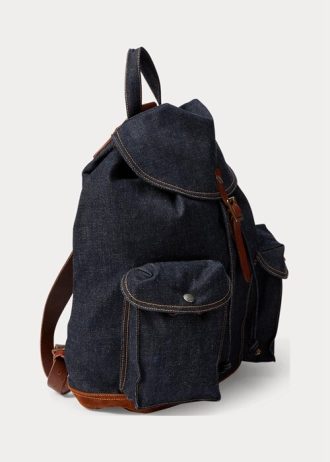 True Indigo Damen Ralph Lauren Denim Rucksack Handtasche