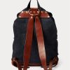 True Indigo Damen Ralph Lauren Denim Rucksack Handtasche True Indigo Damen Ralph Lauren Denim Rucksack Handtasche