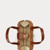 Walnut/Lauren Tan Damen Ralph Lauren Rattan Medium Lilly Satchel Taschen Walnut/Lauren Tan Damen Ralph Lauren Rattan Medium Lilly Satchel Taschen
