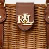 Walnut/Lauren Tan Damen Ralph Lauren Rattan Medium Lilly Satchel Taschen Walnut/Lauren Tan Damen Ralph Lauren Rattan Medium Lilly Satchel Taschen