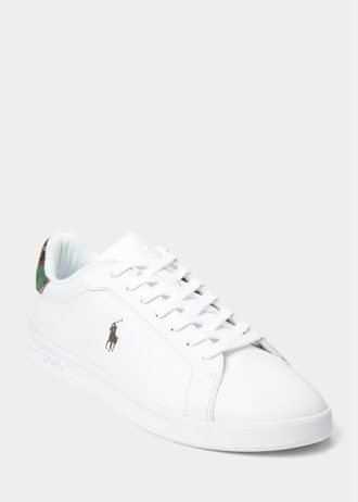 Weiß / Camouflage Herren Ralph Lauren Heritage Court II Sneakers