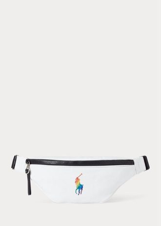 Weiß Multi Damen Ralph Lauren Pride Canvas Handtasche