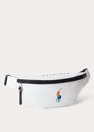 Weiß Multi Damen Ralph Lauren Pride Canvas Handtasche