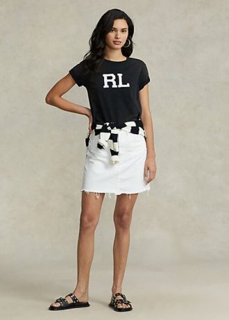 Weiße Bleistiftröcke aus Ralph Lauren Denim für Damen